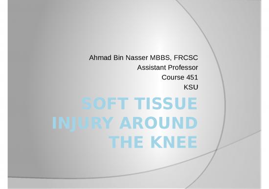 picture1_Lecture Ppt 78003 | Soft Tissue Knee Injury