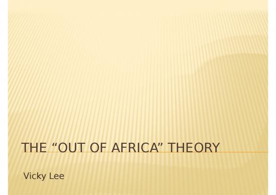 picture Charles Darwin Ppt 78671 | The Out Of Africa Theory