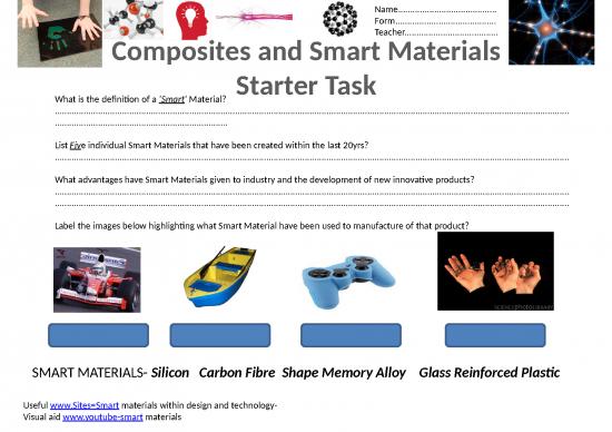 picture1_Year 9 Resistant Materials Smart Materilas Work Sheet