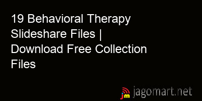 picture 19 Behavioral Therapy Slideshare Files | Download Free Collection Files