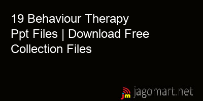 picture 19 Behaviour Therapy Ppt Files | Download Free Collection Files