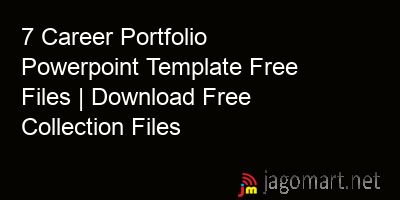 picture 7 Career Portfolio Powerpoint Template Free Files | Download Free Collection Files