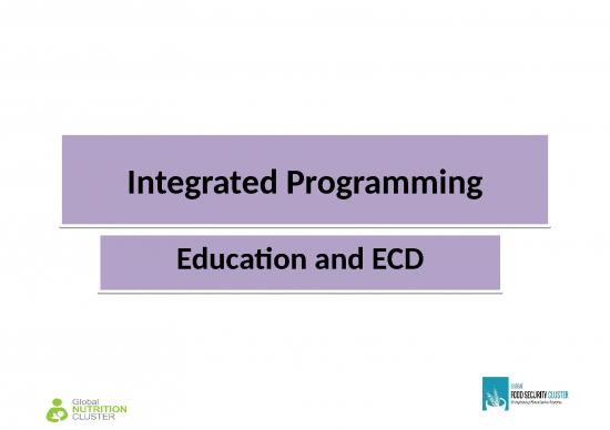 picture Nutrition Ppt 81231 | 1 Ppt   Integrated Programming  Education And Ecd