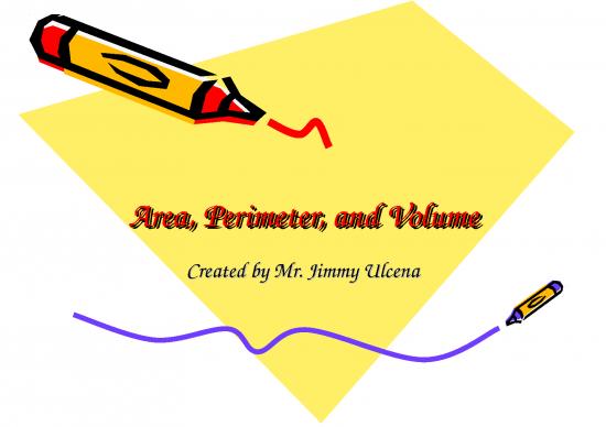picture Area Ppt 80334 | Area Perimeter And Volume