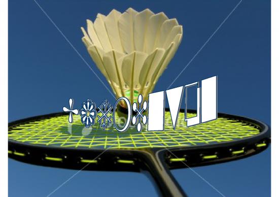 picture_Badminton Ppt Template 80485 | Badminton