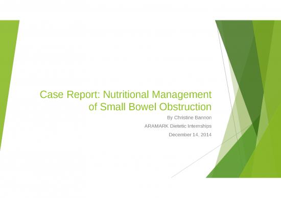 picture Nutrition Ppt 80663 | Bannon Case Report2