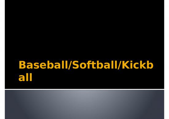 picture_Baseball Powerpoint Template 80586 | Baseball Kickball Powerpoint