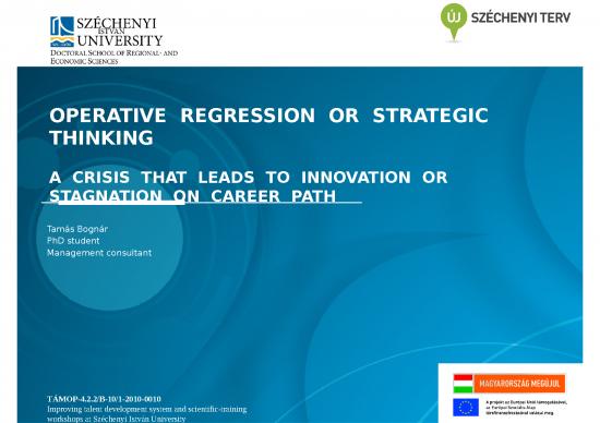 picture_Strategic Management Ppt 79393 | Bognar Tamas Operative Regression Or Strategic Thinking  Presentation