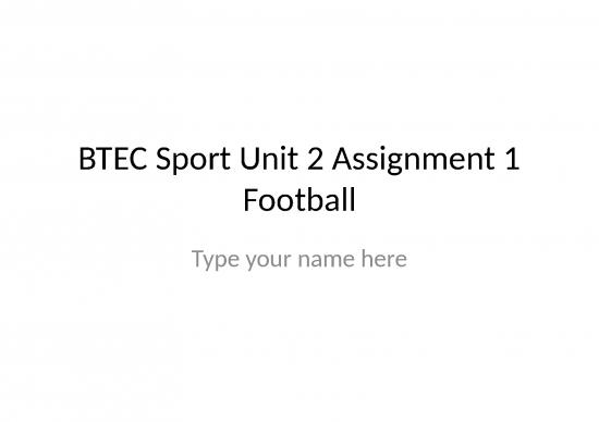 picture_Football Powerpoint Template 80457 | Btec Sport Unit 2 Assignment 1 Football