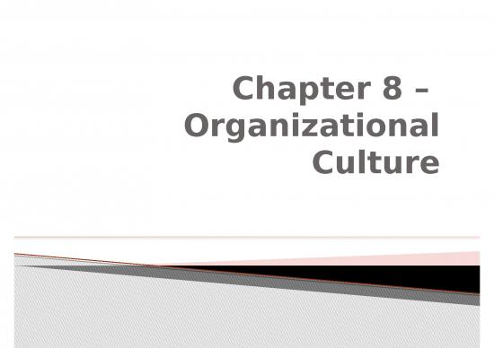 picture Culture Ppt 81443 | Chapter 8  Organizational Culture