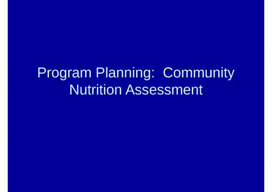 picture Nutrition Ppt 80683 | Communitynutritionassessment