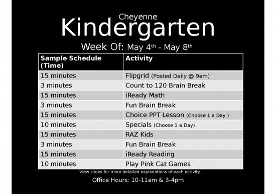 picture Ppt Games 80314 | Kindergarten Lessons Week 6 Online