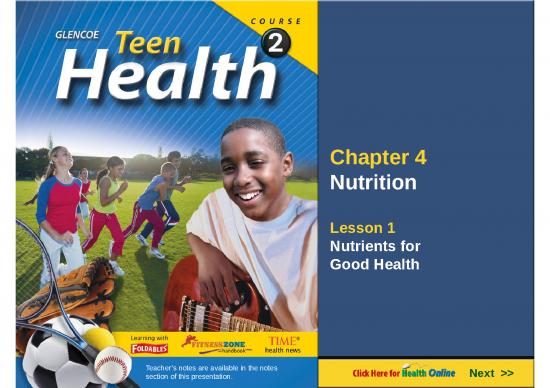 picture Carbohydrates Ppt Nutrition 81361 | Lesson 1 Nutrients