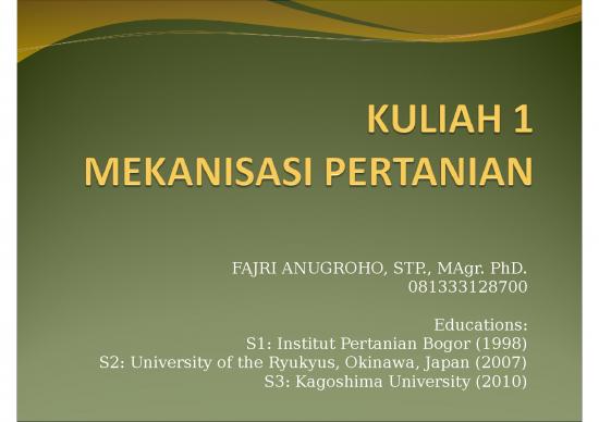 picture_Agriculture Presentation Pdf 79799 | Materi 1 Mekanisasi Pertanian