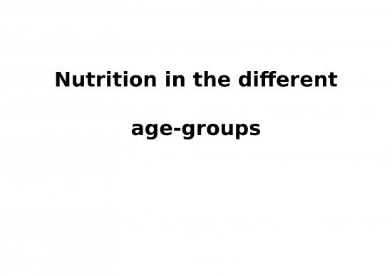 picture_Nutrition Ppt 80988 | Nutrition In The Different Age Groups