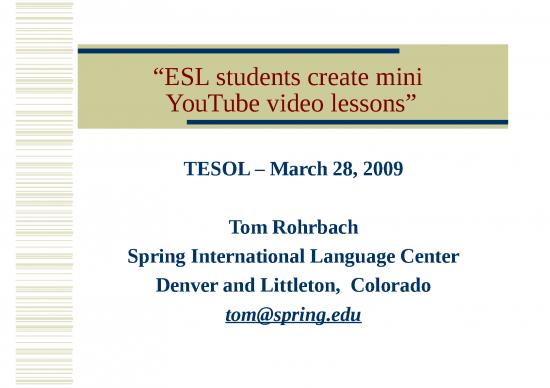 picture Esl Powerpoint Lessons 80357 | Rohrbach Youtube