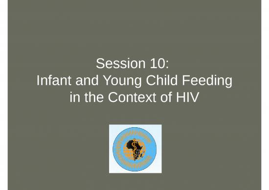 picture_Nutrition Ppt 81108 | Session 10 Iycf In The Context Of Hiv