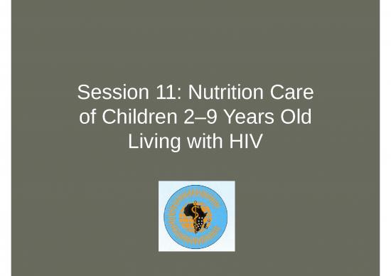 picture_Nutrition Ppt 81109 | Session 11 Nutrition Care Of Hiv  Children 2 9