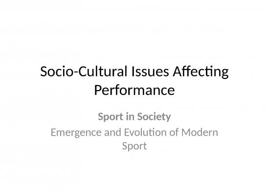picture Sport Ppt 80957 | Socio Cultural 1a Sport In The 21st Century