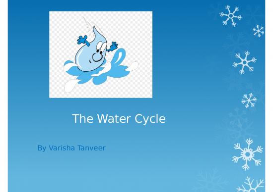 picture Water Cycle Ppt 80317 | The Water Cycle