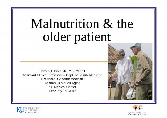 picture Nutrition Ppt 81339 | U Of Kansas Acove Malnutrition