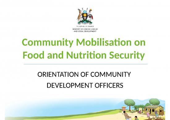 picture Nutrition Ppt 81112 | Uganda Community Mobilization Ppt July2016