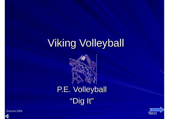 picture Sports Powerpoint Template 80589 | Viking Volleyball Powerpoint1
