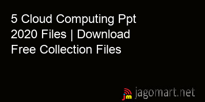 picture 5 Cloud Computing Ppt 2020 Files | Download Free Collection Files