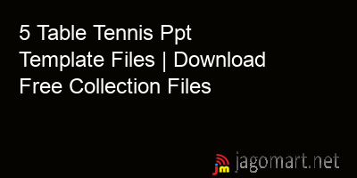 picture 5 Table Tennis Ppt Template Files | Download Free Collection Files