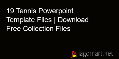 picture 19 Tennis Powerpoint Template Files | Download Free Collection Files