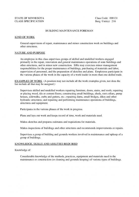 picture Building Pdf 83878 | 0131 Building Maint Foreman