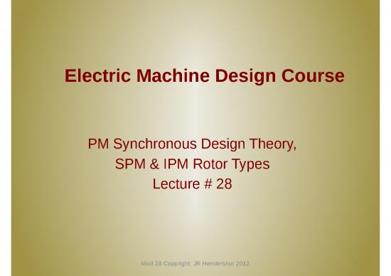 picture_Motor Ppt 83095 | 28 Pm Sychronous Design Theory Spm Ipm