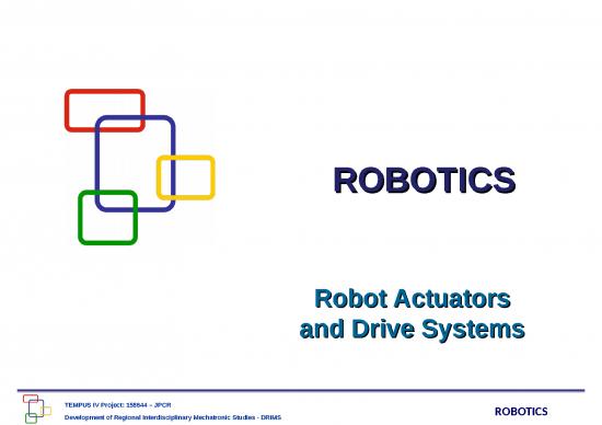 picture Electric Drives Ppt 83478 | 2 Robot Actuators And Drive Systems