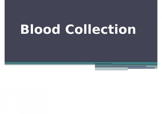 picture Blood Collection Ppt 83263 | 3 Blood Collection