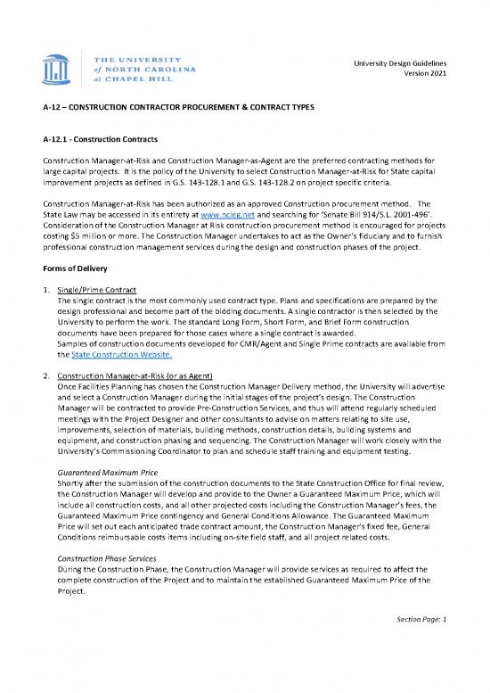 picture_Sample Contract For Construction 83734 | A 12 Construction Contractor Procurement And Contract Types