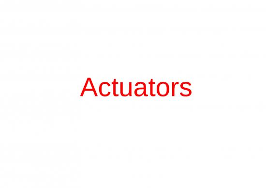 picture Motor Ppt 83395 | Actuators Lect 03
