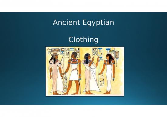 picture1_Clothing Powerpoint Template 83292 | Ancient Egyptian Clothing