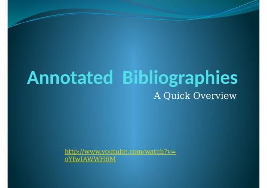 picture_Annotated Bibliography Ppt 81885 | Annotated  Bibliographies Powerpoint2009fall