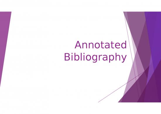 picture_Annotated Bibliography Ppt 81722 | Annotated Bibliography