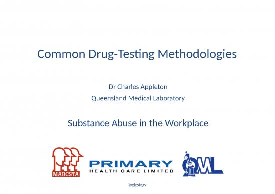 picture_Sample Collection Ppt 83433 | Appleton Drug Testing Analytical Perth July 2012