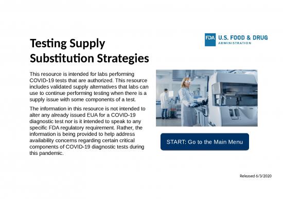 picture1_Specimen Collection Ppt 83339 | Cdrh Substitutions Diagnostic Testing