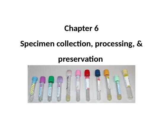 picture_Specimen Collection Ppt 83302 | Ch 6 Specimen Collection, Handling, And Processing 3