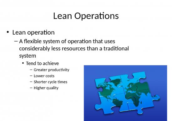picture Manufacturing Ppt 82463 | Chapter 09 Jit Lean Operations