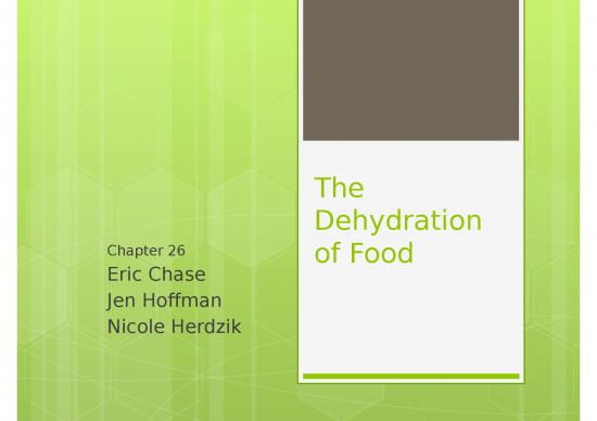 picture_Dehydration Ppt Presentation Download 82936 | Chapter 26 The Dehydration Of Food