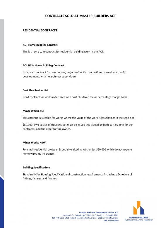 picture Building Pdf 83856 | Contracts Sold At Master Builders Act