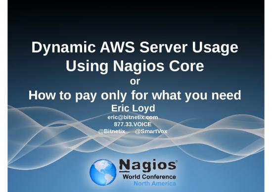 picture_Eric Loyd Dynamic Aws Server Usage Using Nagios Core