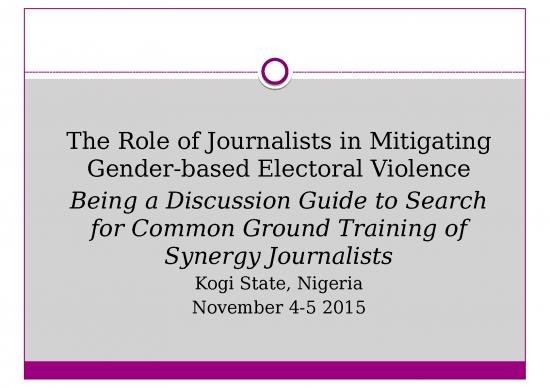 picture_Example Role Of Journalists In Mitigating Gender Based Electoral Violence