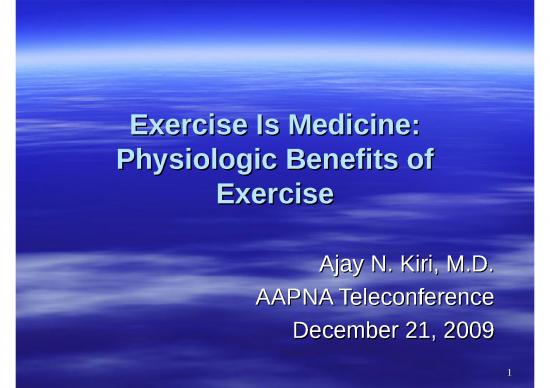 picture_Ayurveda Powerpoint 82963 | Exercise Is Medicine