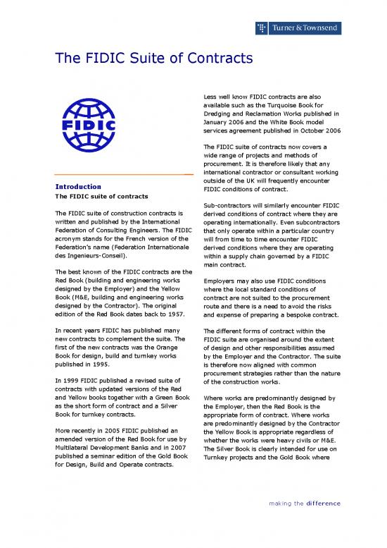 picture_Fidic Suite Of Contracts 0