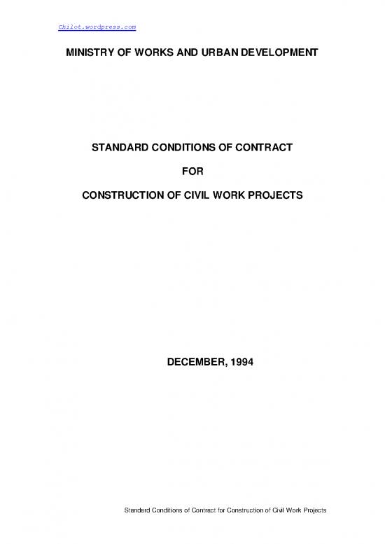picture1_Sample Contract For Construction 83603 | General Conditions Of Contract Mowud